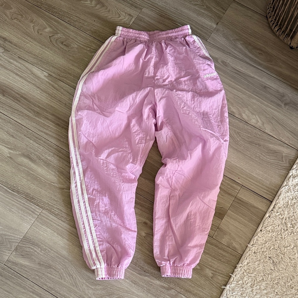 RARE baggy fit Adidas windbreaker joggers